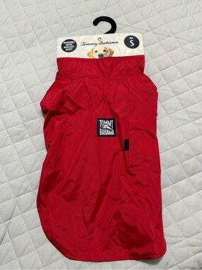 Tommy Bahama Dog Raincoat Bright Red